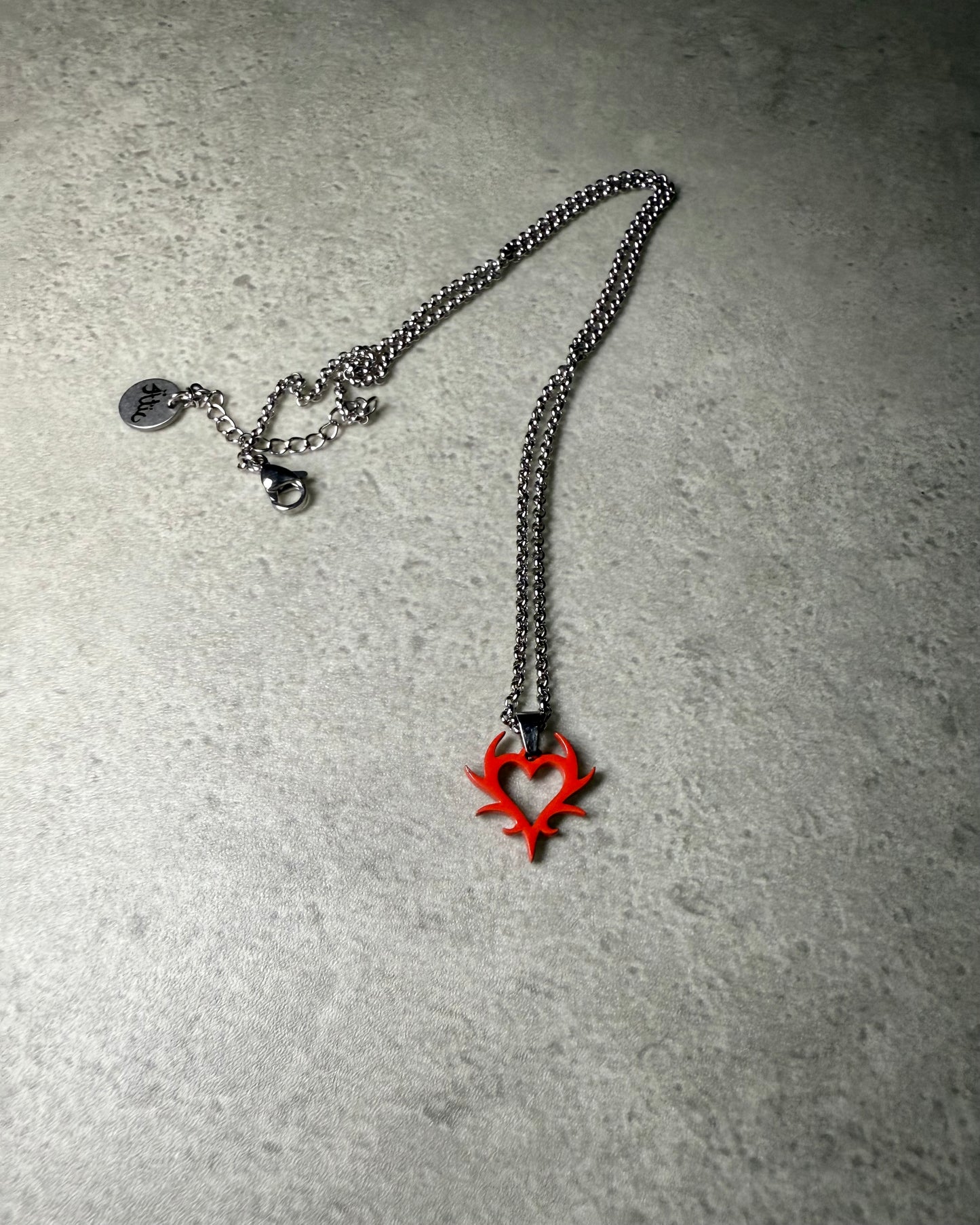 Inferno Heart Necklace