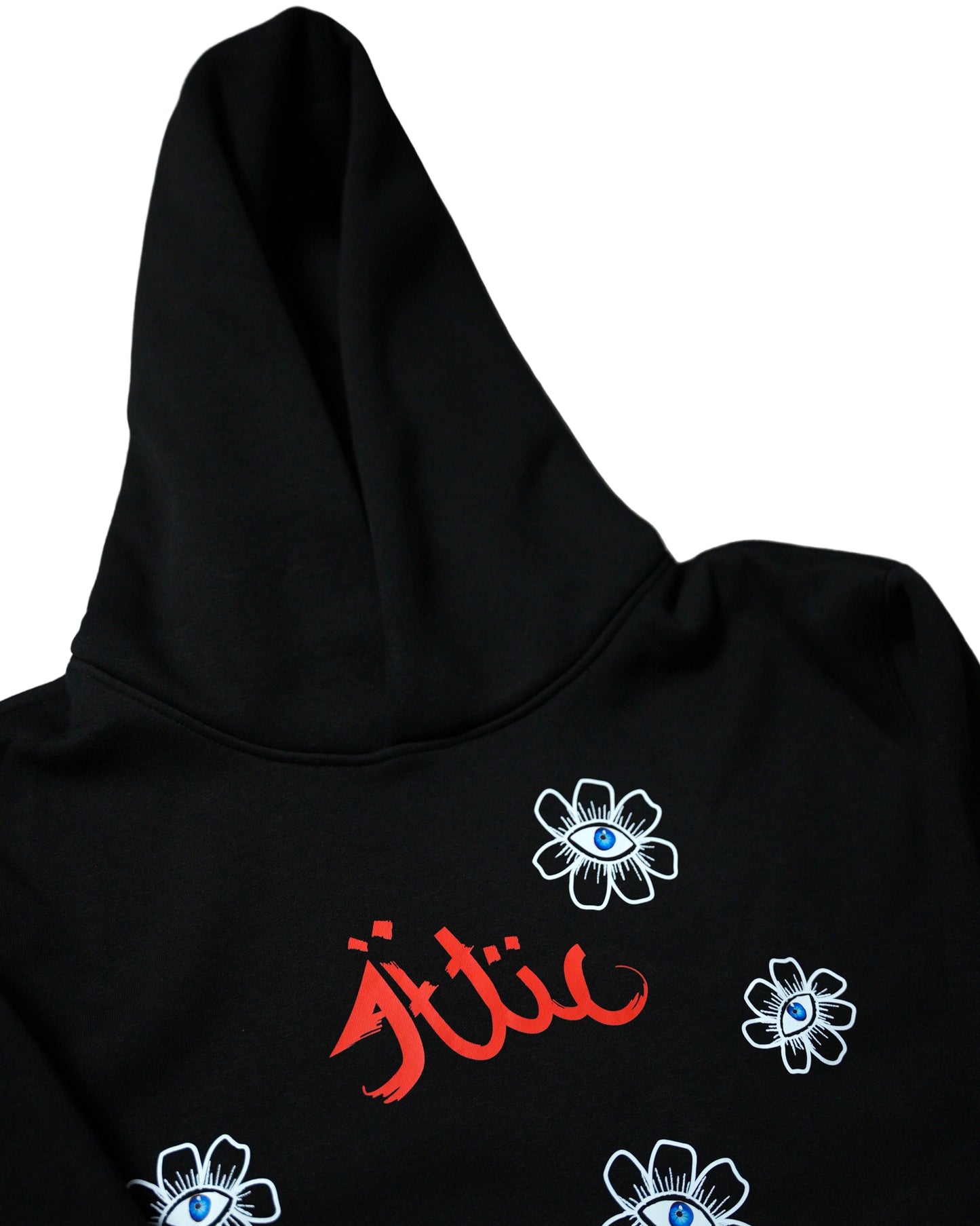 Flowers Hoodie B/W