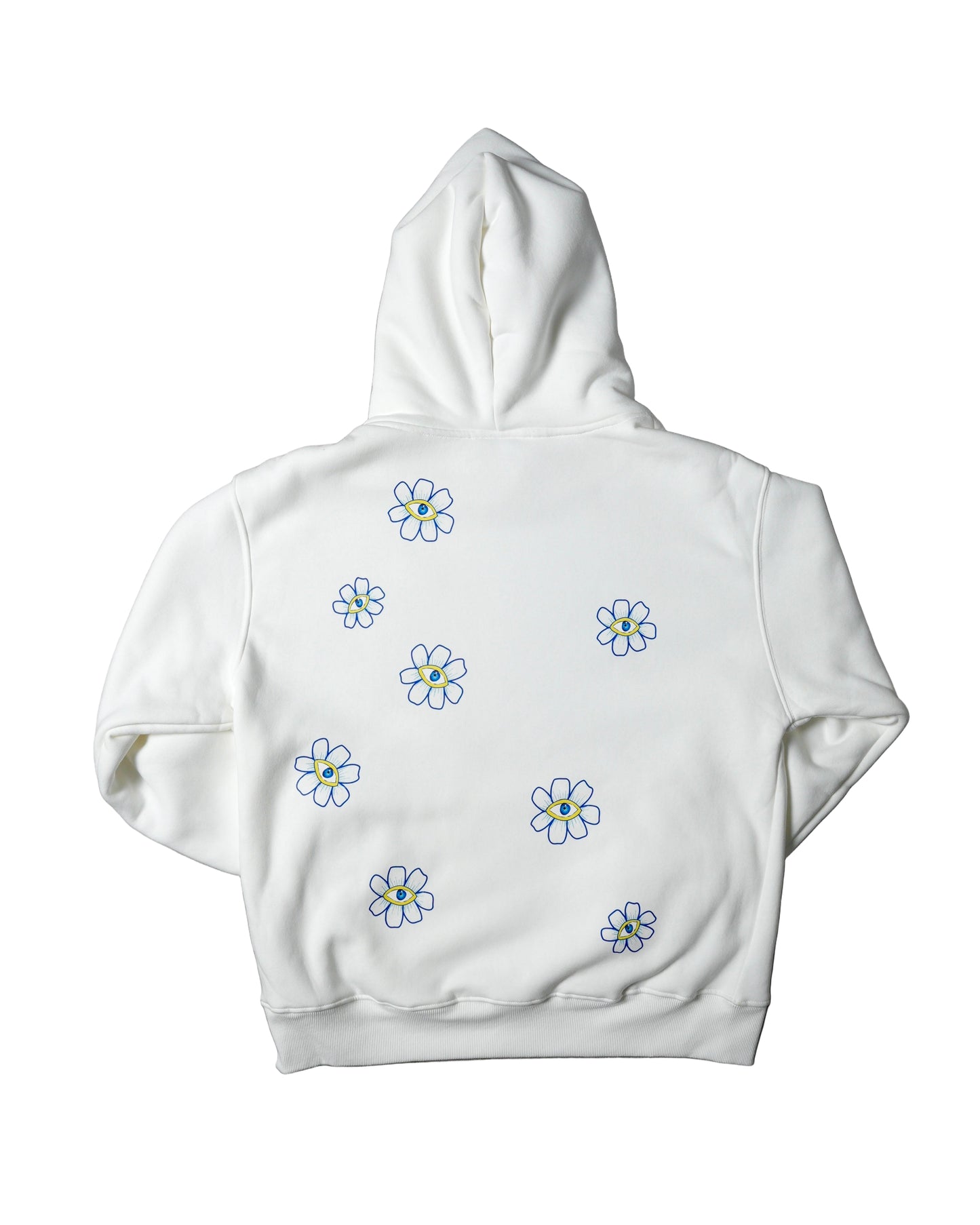 Flowers Hoodie B/W